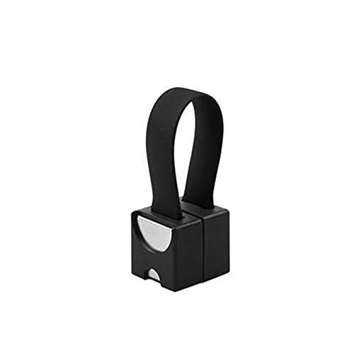 Tragbares Notfall-Handy-Ladegerät mit 2 Stück AA/AAA-Batterie für Apple für Android,mit Micro USB/Typ-C/für Apple -Anschluss,Ladegerät-Zubehör (Micro USB+Type-c, schwarz) von Szaerfa