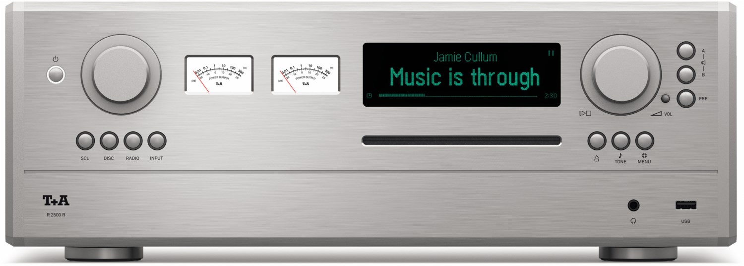 R 2500 R (V1.0) CD-Receiver mit Internetradio silber von T+A