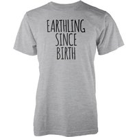 Earthling Since Birth Grey T-Shirt - M von T-Junkie