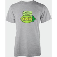 Make Peas Not War Grey T-Shirt - M von T-Junkie