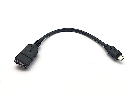 OTG Micro Kabel Adapter USB Host Datenübertragung Datenkabel kompatibel für HP Pro Tablet 10 EE G1 (L4A15LA) von T-ProTek