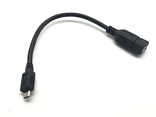 OTG Micro Kabel Adapter USB Host Datenübertragung Datenkabel kompatibel für HP Pro Tablet 10 EE G1 (L4A15LT) von T-ProTek