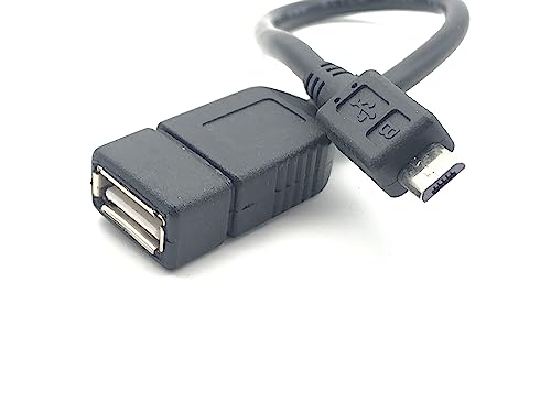 OTG Micro Kabel Adapter USB Host Datenübertragung Datenkabel kompatibel für Samsung B7330 Omnia Pro von T-ProTek
