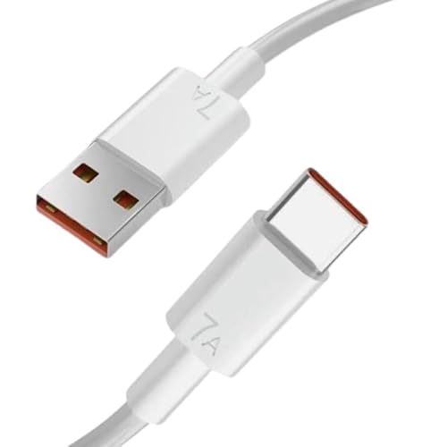 T-ProTek 7A USB-C Ladekabel Datenkabel kompatibel für Festplatte Extern HP P500 1 TB SSD Multicolour von T-ProTek