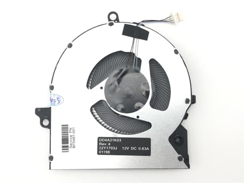 T-ProTek CPU Version - Lüfter Kühler Fan Cooler kompatibel für HP Shadow Wizard 7/8 Omen 16-B von T-ProTek
