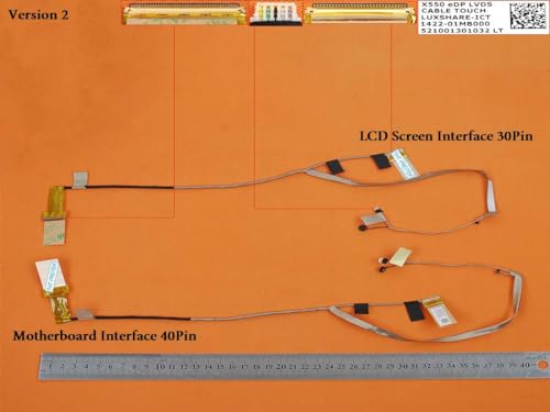T-ProTek Displaykabel Motherboard Interface 40Pin, Screen 30Pin kompatibel für X550 eDP LVDS von T-ProTek