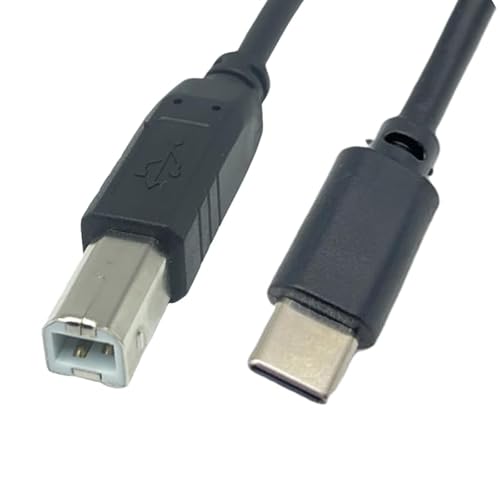 T-ProTek USB-C auf USB-B Kabel Drucker Druckerkabel Datenkabel Scanner Anschluss kompatibel für hp Color Laserjet 3198 von T-ProTek