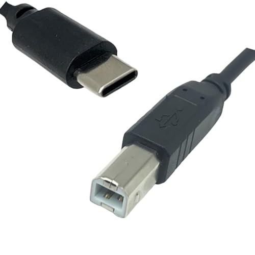T-ProTek USB-C auf USB-B Kabel Drucker Druckerkabel Datenkabel Scanner Anschluss kompatibel für hp Color Laserjet 3262 von T-ProTek