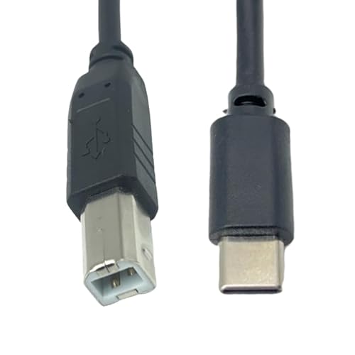 T-ProTek USB-C auf USB-B Kabel Drucker Druckerkabel Datenkabel Scanner Anschluss kompatibel für hp Color Laserjet 3478 von T-ProTek