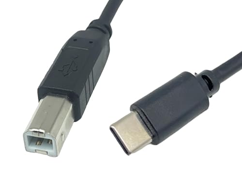 T-ProTek USB-C auf USB-B Kabel Drucker Druckerkabel Datenkabel Scanner Anschluss kompatibel für hp Color Laserjet 5845 von T-ProTek