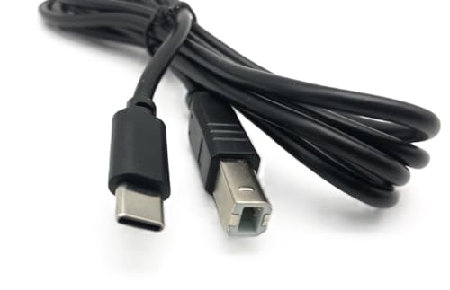 T-ProTek USB-C auf USB-B Kabel Drucker Druckerkabel Datenkabel Scanner Anschluss kompatibel für hp Color Laserjet 6436 von T-ProTek
