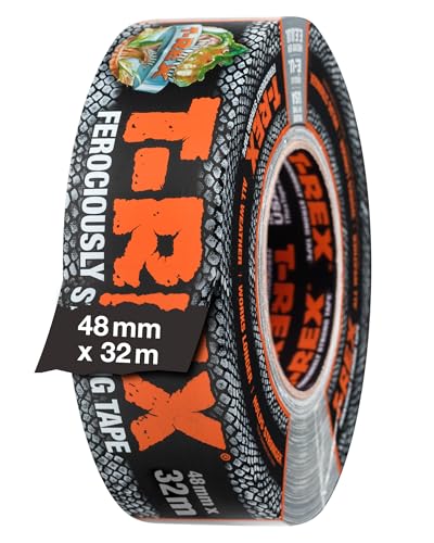 T-Rex 821-55 Panzerband Extra Stark – Wasserdichtes Gewebeband für Reparaturen Innen & Außen – Vielseitiges Duct Tape – 48mm x 32m von T-Rex