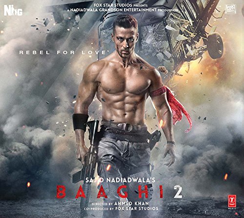 BAAGHI 2 - Bollywood Soundtrack - Musik CD zum Film - Tiger Shroff - 2018 - Original T-SERIES CD ~ verkauf nur über Bollywood 24/7 von T-SERIES