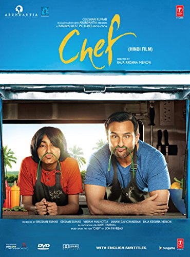 CHEF Film ~ DVD ~ Bollywood ~ Saif Ali Khan ~ Hindi mit englischem Untertitel ~ India ~ 2017 ~ Original T-SERIES DVD ~ verkauf nur über Bollywood 24/7 von T-Series