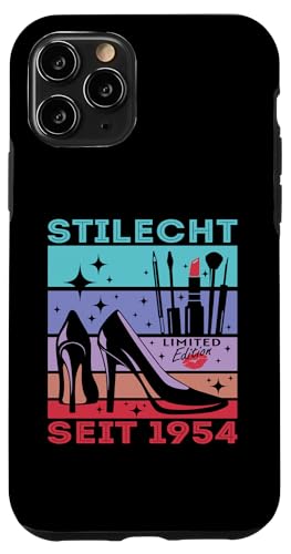 Geburtstag Frau Stilecht Seit 1954 Party Outfit Damen Frauen Hülle für iPhone 11 Pro von T-Shirt Geschenkidee Geburtstagsgeschenk für Damen