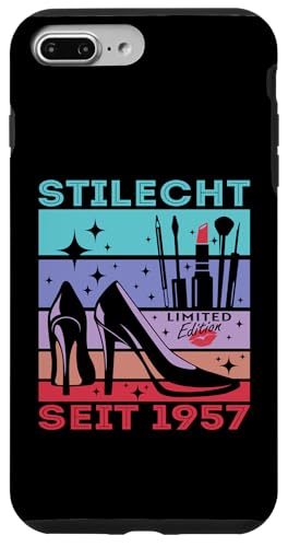 Geburtstag Frau Stilecht Seit 1957 Party Outfit Damen Frauen Hülle für iPhone 7 Plus/8 Plus von T-Shirt Geschenkidee Geburtstagsgeschenk für Damen