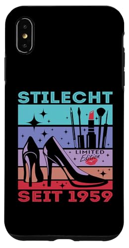 Geburtstag Frau Stilecht Seit 1959 Party Outfit Damen Frauen Hülle für iPhone XS Max von T-Shirt Geschenkidee Geburtstagsgeschenk für Damen