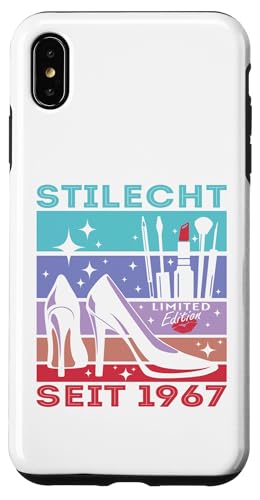Geburtstag Frau Stilecht Seit 1967 Party Outfit Damen Frauen Hülle für iPhone XS Max von T-Shirt Geschenkidee Geburtstagsgeschenk für Damen