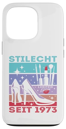 Geburtstag Frau Stilecht Seit 1973 Party Outfit Damen Frauen Hülle für iPhone 13 Pro von T-Shirt Geschenkidee Geburtstagsgeschenk für Damen