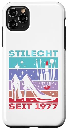 Geburtstag Frau Stilecht Seit 1977 Party Outfit Damen Frauen Hülle für iPhone 11 Pro Max von T-Shirt Geschenkidee Geburtstagsgeschenk für Damen