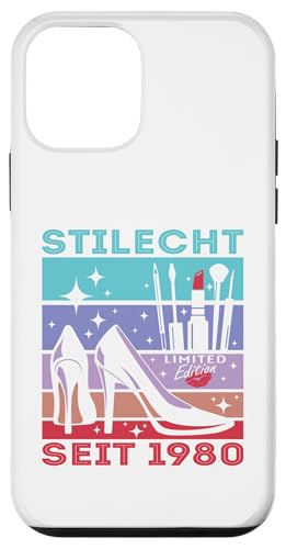 Geburtstag Frau Stilecht Seit 1980 Party Outfit Damen Frauen Hülle für iPhone 12 mini von T-Shirt Geschenkidee Geburtstagsgeschenk für Damen