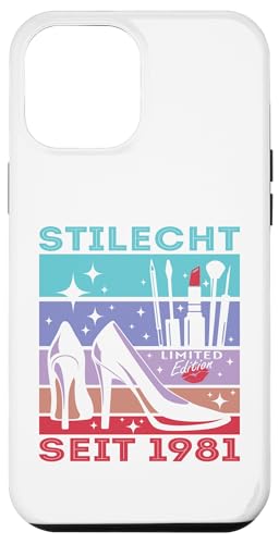 Geburtstag Frau Stilecht Seit 1981 Party Outfit Damen Frauen Hülle für iPhone 12 Pro Max von T-Shirt Geschenkidee Geburtstagsgeschenk für Damen