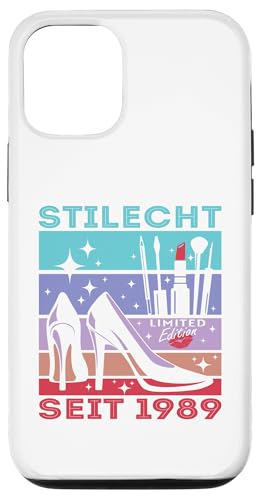 Geburtstag Frau Stilecht Seit 1989 Party Outfit Damen Frauen Hülle für iPhone 12/12 Pro von T-Shirt Geschenkidee Geburtstagsgeschenk für Damen