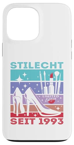 Geburtstag Frau Stilecht Seit 1993 Party Outfit Damen Frauen Hülle für iPhone 13 Pro Max von T-Shirt Geschenkidee Geburtstagsgeschenk für Damen