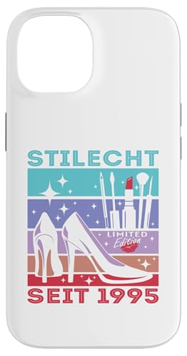 Geburtstag Frau Stilecht Seit 1995 Party Outfit Damen Frauen Hülle für iPhone 14 von T-Shirt Geschenkidee Geburtstagsgeschenk für Damen
