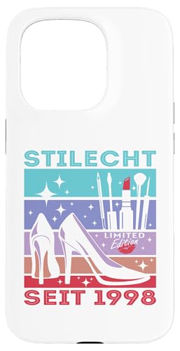 Geburtstag Frau Stilecht Seit 1998 Party Outfit Damen Frauen Hülle für iPhone 15 Pro von T-Shirt Geschenkidee Geburtstagsgeschenk für Damen