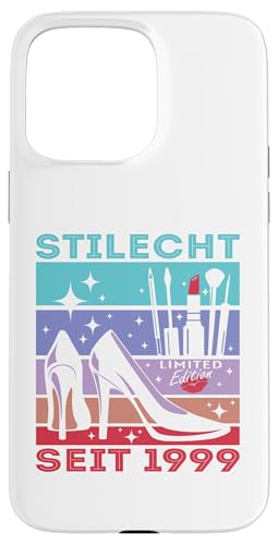 Geburtstag Frau Stilecht Seit 1999 Party Outfit Damen Frauen Hülle für iPhone 15 Pro Max von T-Shirt Geschenkidee Geburtstagsgeschenk für Damen