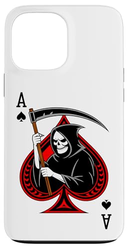 Ace skull reaper Spades Gothic Card Gambler poker retro Hülle für iPhone 13 Pro Max Ace skull reaper Spades Gothic Card Gambler poker retro Hülle für iPhone 13 Pro Max von T-ShirtManiak