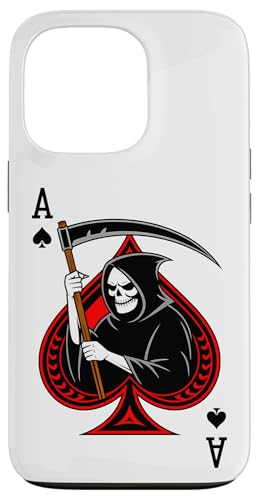 Ace skull reaper Spades Gothic Card Gambler poker retro Hülle für iPhone 13 Pro Ace skull reaper Spades Gothic Card Gambler poker retro Hülle für iPhone 13 Pro von T-ShirtManiak