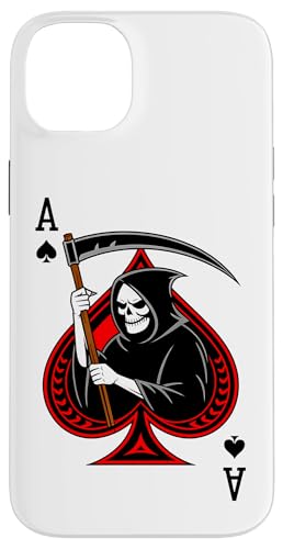 Ace skull reaper Spades Gothic Card Gambler poker retro Hülle für iPhone 14 Plus Ace skull reaper Spades Gothic Card Gambler poker retro Hülle für iPhone 14 Plus von T-ShirtManiak