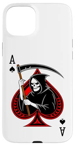Ace skull reaper Spades Gothic Card Gambler poker retro Hülle für iPhone 15 Plus Ace skull reaper Spades Gothic Card Gambler poker retro Hülle für iPhone 15 Plus von T-ShirtManiak