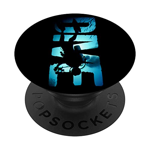 Scuba Diving DIVE Scuba Diver Scubadiver Swim PopSockets mit austauschbarem PopGrip Scuba Diving DIVE Scuba Diver Scubadiver Swim PopSockets mit austauschbarem PopGrip von T-ShirtManiak
