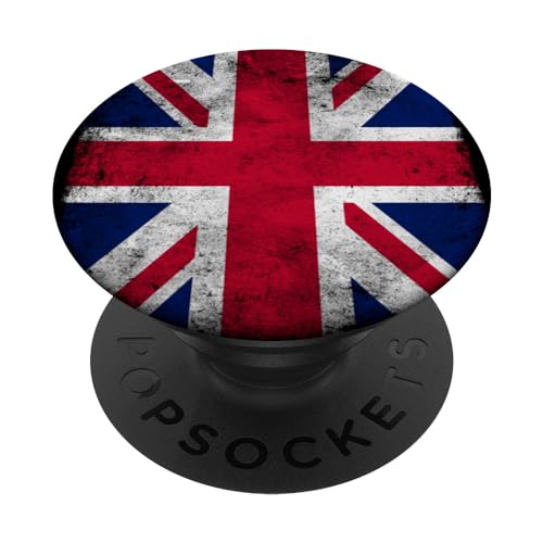 Union Jack Flag England Great Britain United Kingdom PopSockets Klebender PopGrip Union Jack Flag England Great Britain United Kingdom PopSockets Klebender PopGrip von T-ShirtManiak