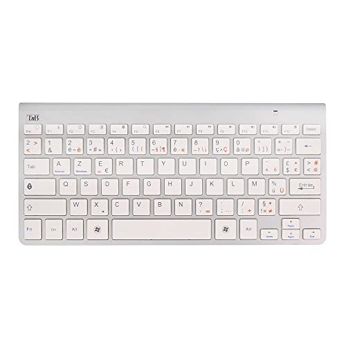 NB T' KBBTPC1 Bluetooth 3.0 Tastatur für PC Silber von T'nB