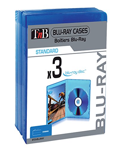 T'nB BTDVBLURAY Blu-Ray Hüllen, Blau, 3 Stück T'nB BTDVBLURAY Blu-Ray Hüllen, Blau, 3 Stück von T'nB