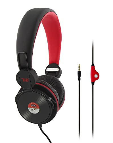 T’nB CSBCVINYLE Kopfhörer Fußgängerset schwarz/rot von T'nB