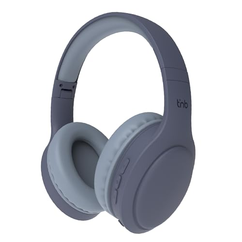 T'nB Kabellose Kopfhörer, faltbar, Passive Rauschunterdrückung, mit Bluetooth-Verbindung, Stereo-Sound mit integriertem Mikrofon, Akkulaufzeit bis zu 30 Stunden – Blau T'nB Kabellose Kopfhörer, faltbar, Passive Rauschunterdrückung, mit Bluetooth-Verbindung, Stereo-Sound mit integriertem Mikrofon, Akkulaufzeit bis zu 30 Stunden – Blau von T'nB
