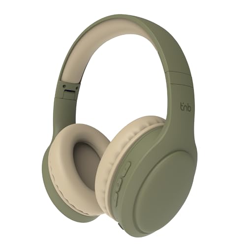 T'nB Kabellose Kopfhörer, faltbar, Passive Rauschunterdrückung, mit Bluetooth-Verbindung, Stereo-Sound mit integriertem Mikrofon, Akkulaufzeit bis zu 30 Stunden – Grün T'nB Kabellose Kopfhörer, faltbar, Passive Rauschunterdrückung, mit Bluetooth-Verbindung, Stereo-Sound mit integriertem Mikrofon, Akkulaufzeit bis zu 30 Stunden – Grün von T'nB