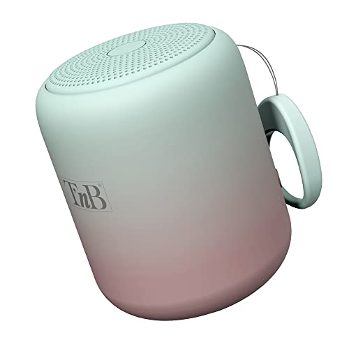 T'nB Lautsprecher Color - Tragbarer kabelloser Lautsprecher, 8 Stunden Bluetooth-Verbindung, Kleiner wasserdichter Duschlautsprecher IPX4, Trendiges und farbenfrohes Miniformat - Grün und Pink T'nB Lautsprecher Color - Tragbarer kabelloser Lautsprecher, 8 Stunden Bluetooth-Verbindung, Kleiner wasserdichter Duschlautsprecher IPX4, Trendiges und farbenfrohes Miniformat - Grün und Pink von T'nB
