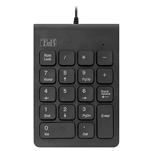 T’nB MPV1 USB numerische Tastatur für Notebook schwarz T’nB MPV1 USB numerische Tastatur für Notebook schwarz von T'nB