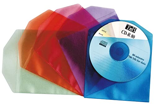 T'nB Pocket CDS01 CD-Taschen, Polypropylen, 50 Stück von T'nB