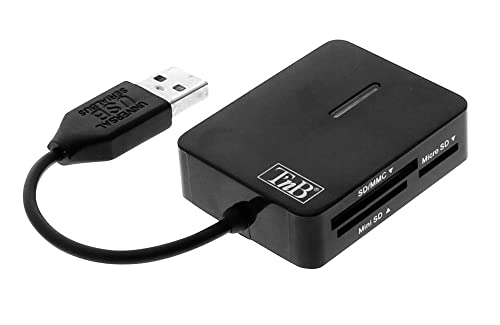 T'nB Universal USB Kartenleser mit Mehrfache Formate schwarz von T'nB