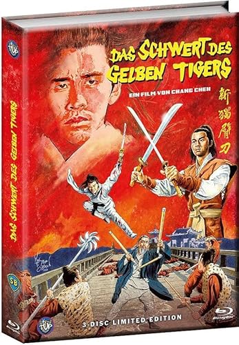 Das Schwert des gelben Tigers - Mediabook - Cover 1 - Limitiert auf 500 Stück - Uncut (Blu-ray+DVD+Bonus-Blu-ray) von T.V.P. - The Vengeance Pack