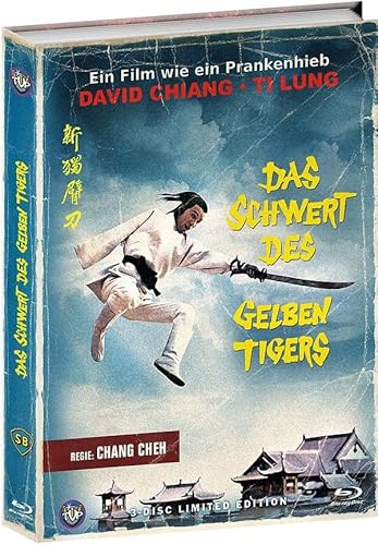 Das Schwert des gelben Tigers - Mediabook - Cover 2 - Limitiert auf 444 Stück - Uncut (Blu-ray+DVD+Bonus-Blu-ray) von T.V.P. - The Vengeance Pack