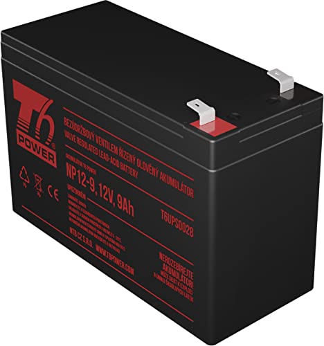 T6 Power Akku NP12-9, 12V, 9Ah von T6 Power