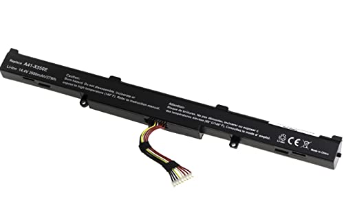 T6 Power Akku für Asus X450J, X550Z, X750J, X751L Serie, 2600mAh, 37Wh, 4cell, Li-ion von T6 Power